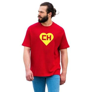 Imagem de Camiseta Masculina Chapolin Colorado - Original Uniformes, P, Vermelho