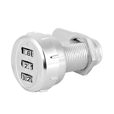 Imagem de ZJchao Fechadura Mecânica Com Senha de 3 Dígitos Fechadura de Gabinete de Liga de Zinco de Alta Segurança Fácil de Instalar Design Sem Chave para Armário de Guarda-roupa Armário de