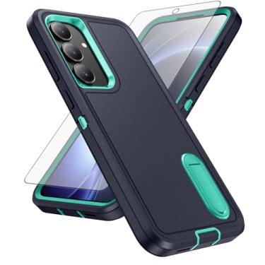 Imagem de Asuwish Capa de celular para Samsung Galaxy S25 FE 5G com protetor de tela, suporte oculto híbrido, resistente, à prova de choque, resistente, protetor resistente S 25 EF S25FE 25S SM-S731B feminino e