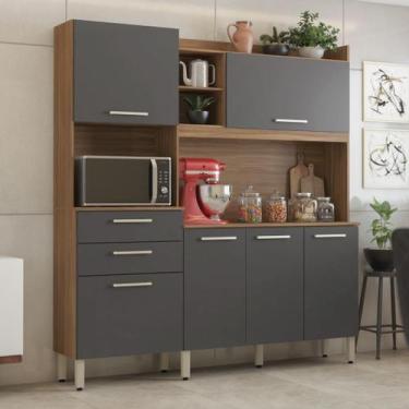 Imagem de Kit Cozinha 6 Portas 2 Gavetas Select - Demóbile