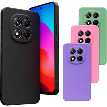 Imagem de Capa Capinha Case Compatível Xiaomii Redmi Note 14 Pro 4G Silicone Veludo Premium [2ASHOP] (AZUL MARINHO)