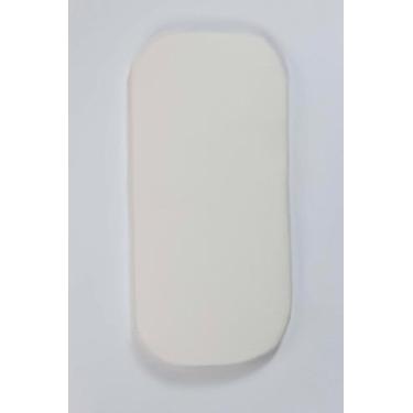 Imagem de Colchão para Carrinho de Bebê Oval Todo Palha Marfim Bege com Espuma R