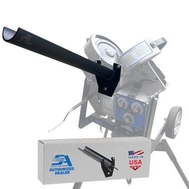 Imagem de Anytime Baseball Supply Acessório de calha de máquina de arremesso estendido para máquinas de arremesso Jr. Hack Attack | Perfect Timing™ do treinador de swing de beisebol | Melhora a prática e o