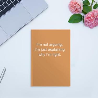 Imagem de Caderno de caderno, cadernos para trabalho, anotações e anotações, acessórios de escritório engraçados, presentes para colega de trabalho, irmã amiga, Natal, formatura, marrom, capa com notas 14 x 21