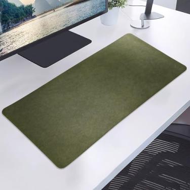 Imagem de Protetor de mesa de couro PU antiderrapante de 59,9 cm x 30 cm, à prova d'água, tapete de mouse pad ultrafino, para escritório e casa