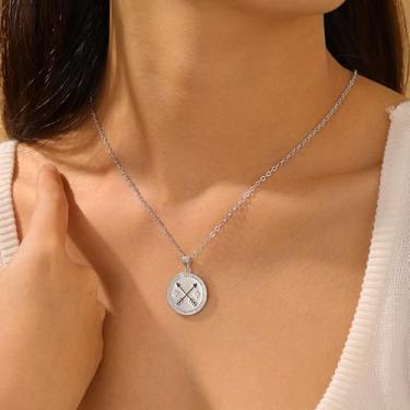 Imagem de Colares femininos banhados a ouro 14K e prata - pingentes delicados de coração, abelha, unicórnio, flecha da amizade, joias hipoalergênicas personalizadas que não mancham, presentes modernos de