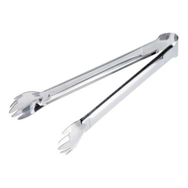 Imagem de 2X Pegador De Gelo/Churrasco 18Cm Aço Inox Weck