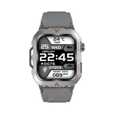 Imagem de Relógio Inteligente Militar Masculino 2025 IP67 3ATM Para Esportes Ao 