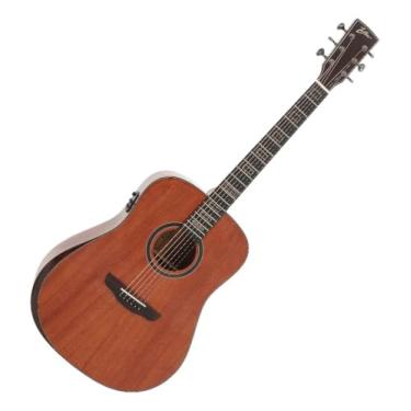 Imagem de Violão Folk Elétrico Zellmer Mahogany Sólido - Provenance Cor Natural S/Corte Orientação Da Mão Destro