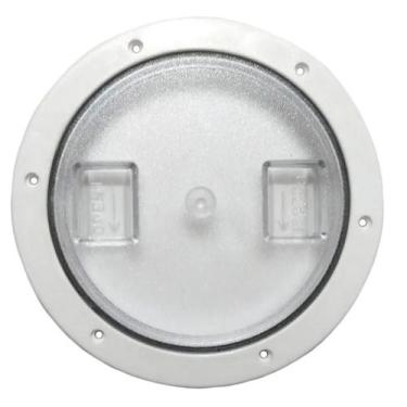 Imagem de Tampa De Inspeção Em Abs Branco 4 Polegadas Transparente - Noster