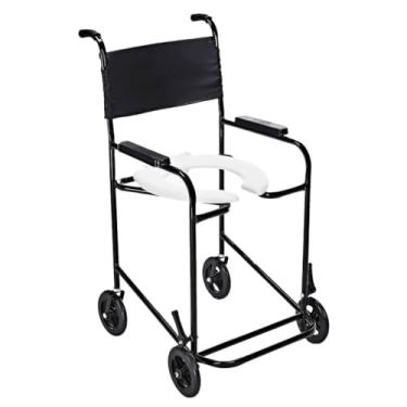 Imagem de Cadeira de Banho Higiênica para Idosos e PcD – Segurança, Conforto e Mobilidade com Rodízios