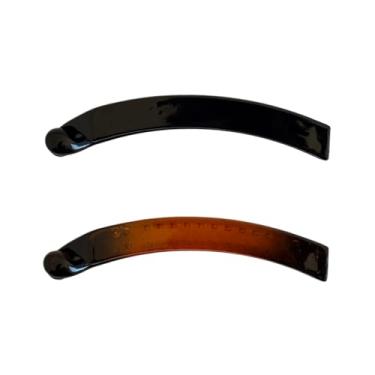 Imagem de Kit 2 Peças Prendedor Cabelo Plastico Rabo De Cavalo Lux Any