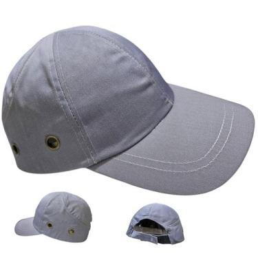 Imagem de Bone com Capacete EPI Obra Segurança Casquete Construçao Oficina Traba