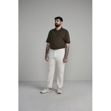 Imagem de Calça Chino Comfort - Bege Areia - HIGHSTIL, Bege, 42