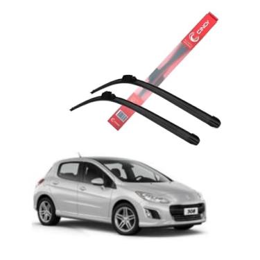 Imagem de Jogo Palheta Limpador De Parabrisa Peugeot 308/408 2012 2013 2014 2015 2016 2017 2018 2019 Encaixe específico