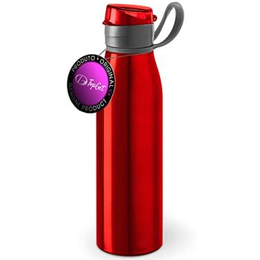 Imagem de Squeeze Alumínio 650 ml Capri TopGet (Vermelho)