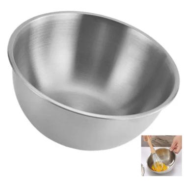 Imagem de Tigela Inox Bowl Bacia Cumbuca Receita Preparo Multiuso Versatil Residencial Comercial Resistente Duravel