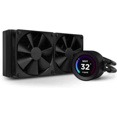 Imagem de Water Cooler NZXT Kraken Elite 240 RGB LCD Com 2 Fans Preto