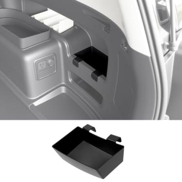 Imagem de Qyebbk Organizador de porta-malas para Toyota 4Runner 2010-2024, caixa de armazenamento de 5 lugares, bandeja de carga traseira para porta-malas de 10 a 24 e 4 corredores sem alto-falante (pendurado