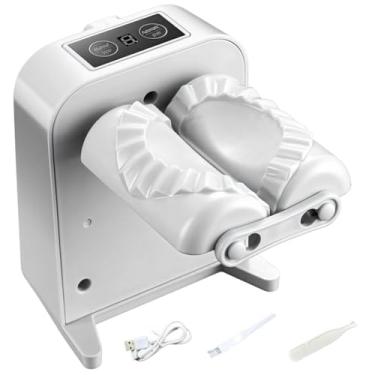 Imagem de Máquina de Bolinho de Massa Elétrica – Prensa de Bolinho de Massa Automática Fácil para Bolinhos de Massa, Inclui Colher, Escova, Compacta Leve, Cabo USB 5,1 X Carregamento 14,5 X 9 cm