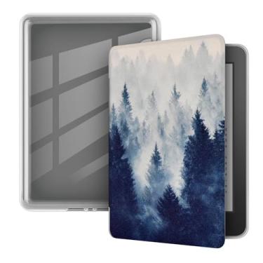 Imagem de Akacy Capa macia transparente com padrão pintado para o novo Kindle de 6 polegadas (11ª geração - edição 2024/2022), capa protetora leve para Kindle edição 2024/2022 e-reader 11ª geração (9)