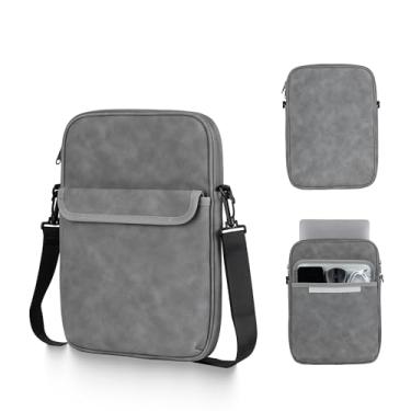 Imagem de Capa para tablet de 11 a 13 polegadas, capa de transporte para iPad de 11 polegadas (A16) 2025, iPad Pro13 M4,12.4 Galaxy Tab S9+, Cinza escuro, 13 inch