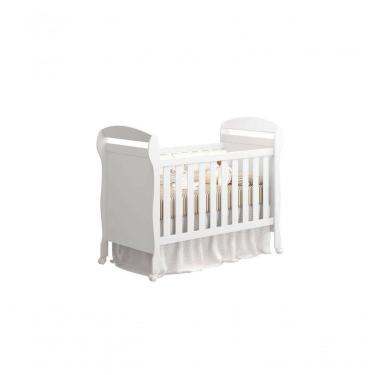 Imagem de Berço Americano Provençal Danny Branco Brilho - Moveisaqui