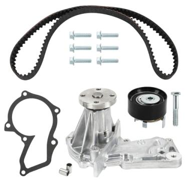 Imagem de Xxamz Kit de correia dentada do motor com bomba de água compatível com Ford Escape Fiesta Fusion Transit Connect Fiesta Ikon 1.6L L4 11-19 BE8Z-6K254-A BE8Z-6268-C