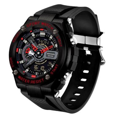 Imagem de Relógio Masculino Digital  Luminoso Impermeável Multifuncional Esportivo