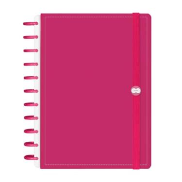 Imagem de Caderno Iscool Disc Inteligente 140 Folhas Solid Colors Pink G+