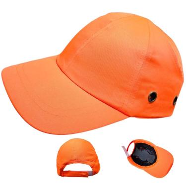 Imagem de Bone com Capacete Segurança EPI Obra Construçao Reparo Oficina Trabalho Casquete Proteçao Resistente Eficiente