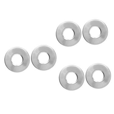 Imagem de 3pairs Pool Ladder Escutcheon Covers Replacement Parts for Pool Handrails Easy to Install Fit