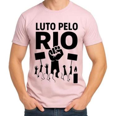 Imagem de Camisa Camiseta de Algodão Masculina Feminina Unissex Luto pelo Rio de