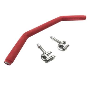 Imagem de MotiveTech Barra de Equilíbrio para Motocicleta, Extensão de Guidão Multifuncional, Suporte de Substituição Profissional Fácil de Usar, Vermelho