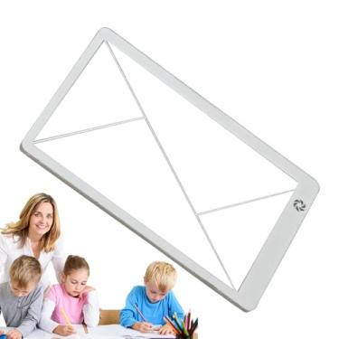 Imagem de Localizador de visualizações para artistas,Ferramenta Proporção Áurea - Ferramenta de composição leve e portátil | Visores de filmadora Classic View Finder para criadores profissionais