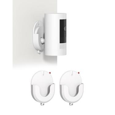 Imagem de Suporte para câmera interna sem anel de perfuração, suporte de câmera para câmera interna de anel (2ª geração)/câmera adesiva/Blink Mini/Mini 2/Blink Outdoor 4/3 com adesivo forte, configuração em um