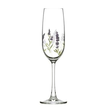 Imagem de Artevino, Jogo 6 Taças em Cristal Ecológico Provence Lavande Lavanda – Bordeaux, Champagne Flute e Gin Burgundy – Variações de Tamanhos (210ml)