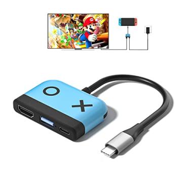 Imagem de Kstkry for Nintendo Switch 2,Portable Dock with HDMI TV USB 3.0 Port and USB C Charging,Compatible with Switch 2 Steam Deck and More