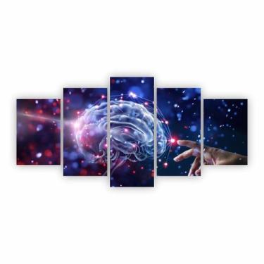 Imagem de Quadro Mente Clínica Psicologia Decorativo Canvas Ne14C5G - Plimshop