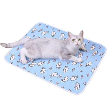 Imagem de Tapete refrescante para cães | Almofada impermeável para gatos | Colchão respirável para canil para dormir, suprimentos para clima quente para parque, piquenique, praia, ao ar livre