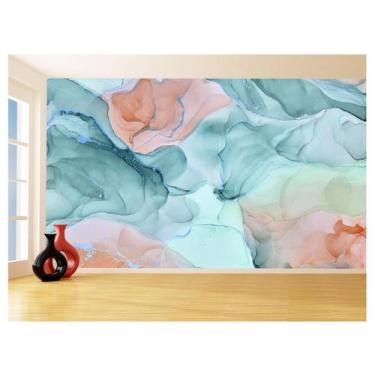 Imagem de Papel De Parede 3D Estilo Marmore Tintas Cores 3,5M Mbr153 - Você Deco