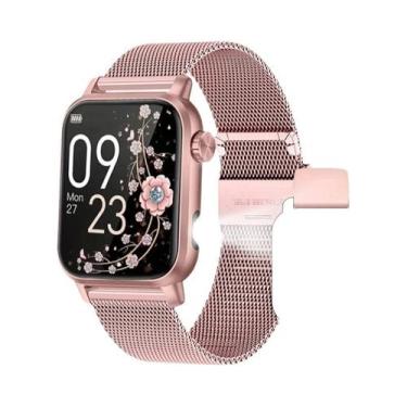 Imagem de Relógio Inteligente Feminino De 1,85'' HD Com Chamada Bluetooth, Mostr