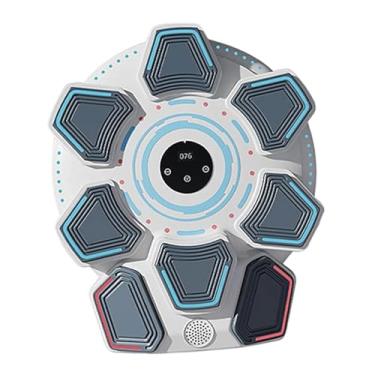 Imagem de menolana Máquina de treinamento de boxe musical, almofada de socos, prática de boxe relaxante doméstica, alvo de parede, alvo musical rítmico, Branco