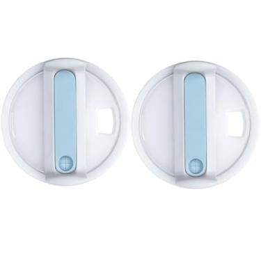 Imagem de Tampa de copo de 1,134 g para Stanley, 2 peças de substituição de tampa de copo, à prova de derramamento, resistente a respingos, capa de substituição adequada para Stanley Tumbler e mais canecas de