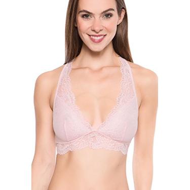 Imagem de Maidenform Sutiã feminino de renda com costas nadador DM1126, Pirueta rosa, G