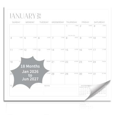 Imagem de Calendário magnético de geladeira 2025-2027, calendário magnético de 21 meses para planejador de geladeira, funciona de outubro de 2025 a junho de 2027. Marcadores fáceis de organizar e rasgar