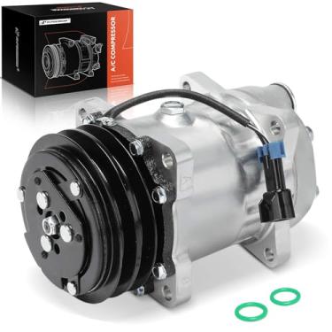Imagem de A-Premium Compressor De Ar Condicionado Premium Com Embreagem Compatível Modelos Chevrolet E Gmc - C60, C70, C6500, C7500, Kodiak, C6000, C7000, Topkick, P30 P3500