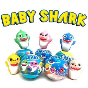 Imagem de Brinquedo Barato Baby Shark. Kit 20 Lembrancinha para Festa Baby Shark