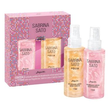 Imagem de Kit Jequiti Sabrina Sato Desodorante Colônia Feminina Splash Edição Especial 115ml Com 2