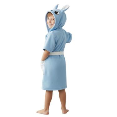 Imagem de Toalha Roupão Infantil Bebe Criança Piscina Capuz Bichinho - - anjo da